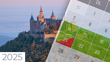 Schulferien und Feiertage 2025 Baden Wuerttemberg Kalender