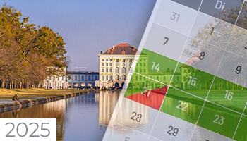Schulferien und Feiertage 2025 Bayern Kalender