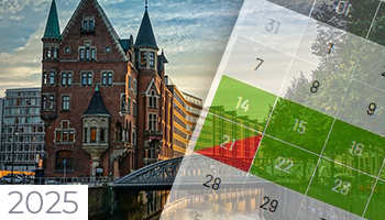 Schulferien und Feiertage 2025 Hamburg Kalender