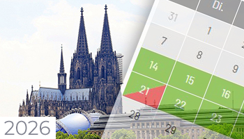 Schulferien und Feiertage 2026 Nordrhein-Westfalen Kalender